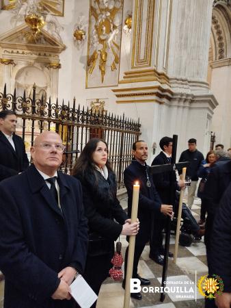 Cofradía Borriquilla Granada: PARTICIPACIÓN EN EL TRASLADO Y VIA CRUCIS OFICIAL 
