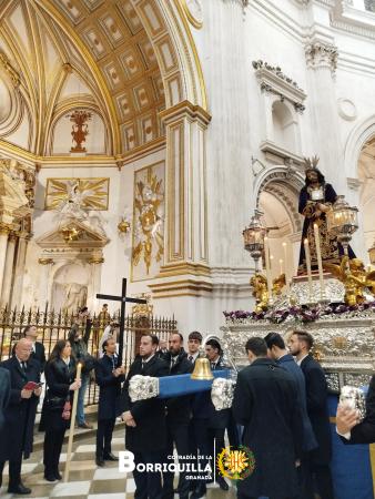 Cofradía Borriquilla Granada: PARTICIPACIÓN EN EL TRASLADO Y VIA CRUCIS OFICIAL 