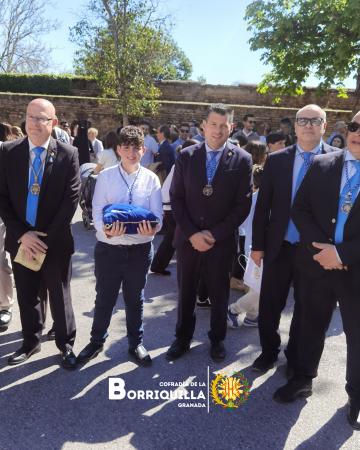 Cofradía Borriquilla Granada: SÁBADO SANTO: LLAMAMOS A LA PUERTA DE SANTA MARÍA DE LA ALHAMBRA 2026