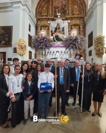 Cofradía Borriquilla Granada: SÁBADO SANTO: LLAMAMOS A LA PUERTA DE SANTA MARÍA DE LA ALHAMBRA 2026
