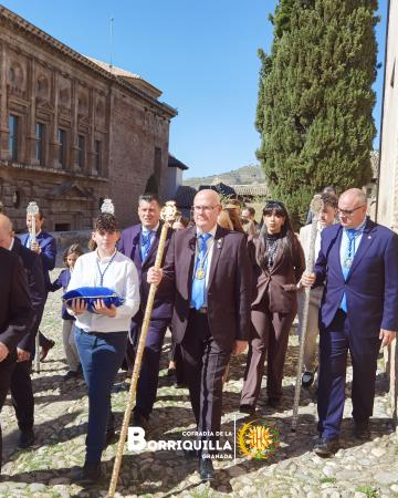 Cofradía Borriquilla Granada: SÁBADO SANTO: LLAMAMOS A LA PUERTA DE SANTA MARÍA DE LA ALHAMBRA 2026