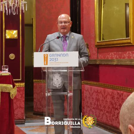 Cofradía Borriquilla Granada: RECOGIMOS EL PREMIO "DOMINGO SÁNCHEZ MESA"
