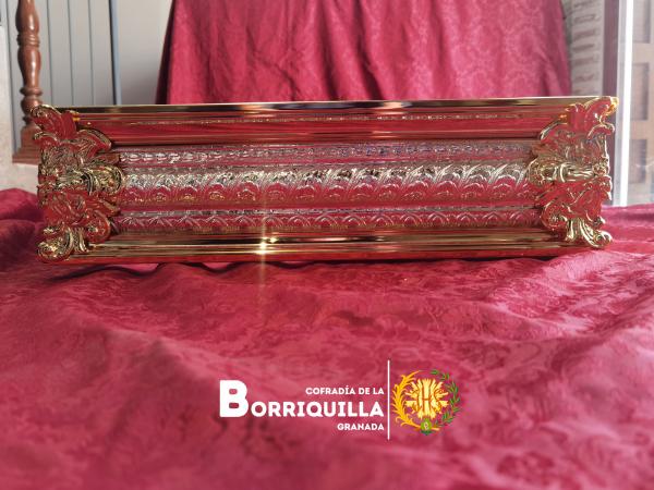 Cofradía Borriquilla Granada: SEGUIMOS ENRIQUECIENDO NUESTRO PATRIMONIO: MOLDURÓN, POTENCIAS Y CANDELERÍA
