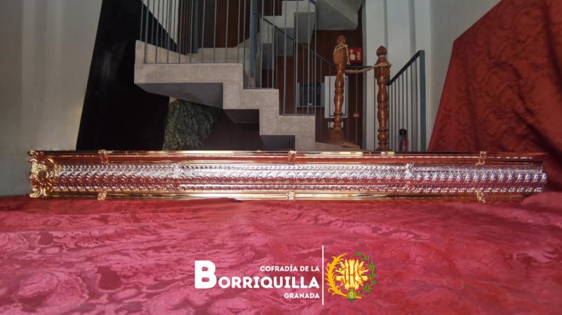 Cofradía Borriquilla Granada: SEGUIMOS ENRIQUECIENDO NUESTRO PATRIMONIO: MOLDURÓN, POTENCIAS Y CANDELERÍA