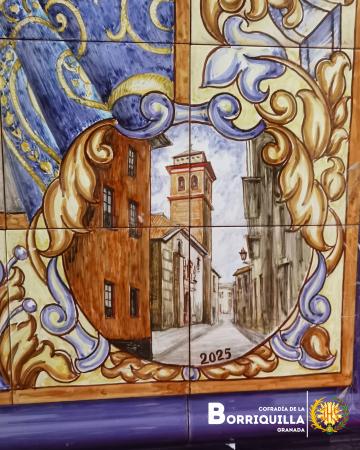 Cofradía Borriquilla Granada: RETABLO CERÁMICO DE NTRA. SRA. DE LA PAZ