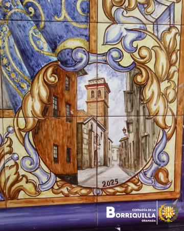Cofradía Borriquilla Granada: RETABLO CERÁMICO DE NUESTRA SEÑORA DE LA PAZ
