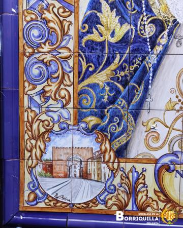 Cofradía Borriquilla Granada: RETABLO CERÁMICO DE NUESTRA SEÑORA DE LA PAZ