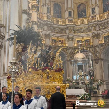 Cofradía Borriquilla Granada: TRASLADO DEL MISTERIO DE JESÚS DE LA ENTRADA EN JERUSALÉN A LA SANTA IGLESIA CATEDRAL POR KERYGMA , "EL ARTE DE EVANGELIZAR"