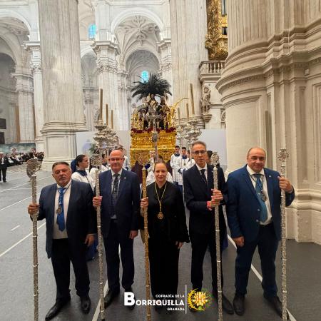 Cofradía Borriquilla Granada: TRASLADO DEL MISTERIO DE JESÚS DE LA ENTRADA EN JERUSALÉN A LA SANTA IGLESIA CATEDRAL POR KERYGMA , "EL ARTE DE EVANGELIZAR"