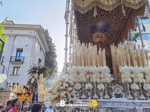 Cofradía Borriquilla Granada: JESÚS DE LA ENTRADA EN JERUSALÉN YA SE ENCUENTRA EN LA SANTA IGLESIA CATEDRAL PARA SU PARTICIPACIÓN EN KERYGMA