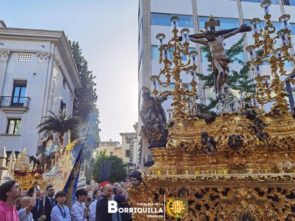 Cofradía Borriquilla Granada: JESÚS DE LA ENTRADA EN JERUSALÉN YA SE ENCUENTRA EN LA SANTA IGLESIA CATEDRAL PARA SU PARTICIPACIÓN EN KERYGMA
