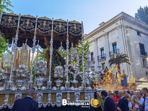 Cofradía Borriquilla Granada: JESÚS DE LA ENTRADA EN JERUSALÉN YA SE ENCUENTRA EN LA SANTA IGLESIA CATEDRAL PARA SU PARTICIPACIÓN EN KERYGMA