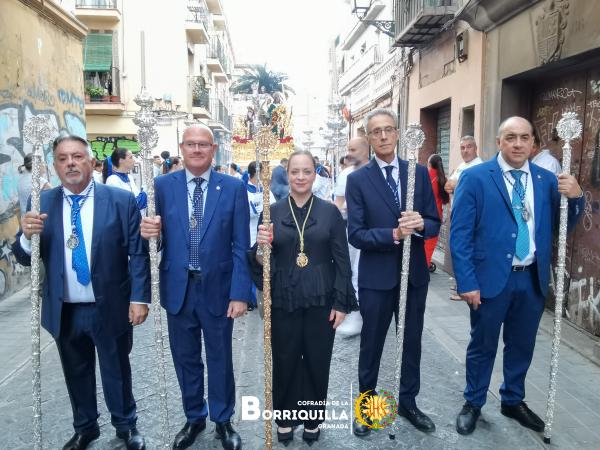 Cofradía Borriquilla Granada: JESÚS DE LA ENTRADA EN JERUSALÉN YA SE ENCUENTRA EN LA SANTA IGLESIA CATEDRAL PARA SU PARTICIPACIÓN EN KERYGMA