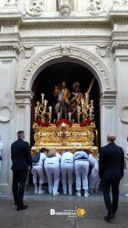 Cofradía Borriquilla Granada: JESÚS DE LA ENTRADA EN JERUSALÉN YA SE ENCUENTRA EN LA SANTA IGLESIA CATEDRAL PARA SU PARTICIPACIÓN EN KERYGMA