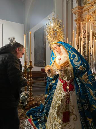 Cofradía Borriquilla Granada: CELEBRAMOS LA FESTIVIDAD DE NUESTRA MADRE, NTRA. SRA. DE LA PAZ