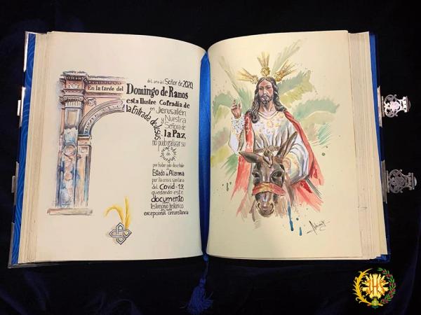 Cofradía Borriquilla Granada: ILUSTRACIÓN DEL LIBRO DE VENIA 2020