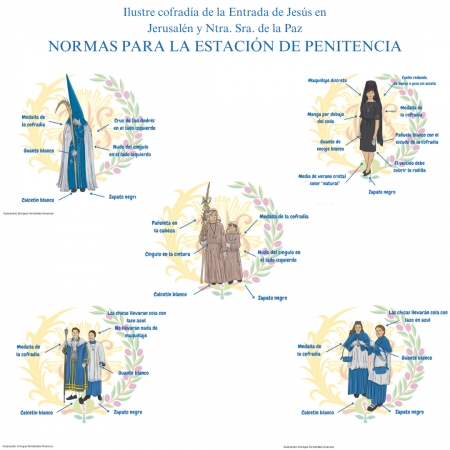 Cofradía Borriquilla Granada: NORMAS ESTACIÓN DE PENITENCIA 2026