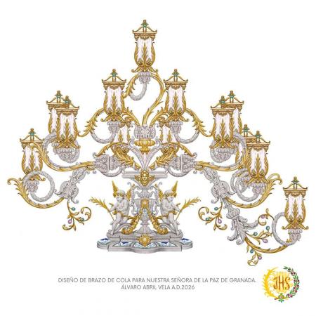 Cofradía Borriquilla Granada: DOS PROYECTOS DE PALIO PARA NUESTRA SEÑORA DE LA PAZ: MIRA LOS DETALLES