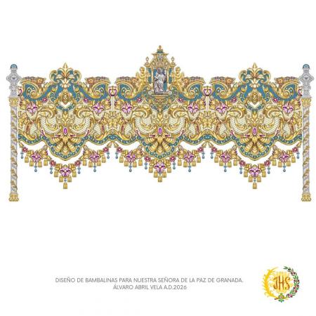 Cofradía Borriquilla Granada: DOS PROYECTOS DE PALIO PARA NUESTRA SEÑORA DE LA PAZ: MIRA LOS DETALLES