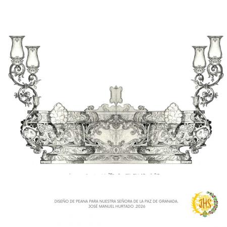 Cofradía Borriquilla Granada: DOS PROYECTOS DE PALIO PARA NUESTRA SEÑORA DE LA PAZ: MIRA LOS DETALLES