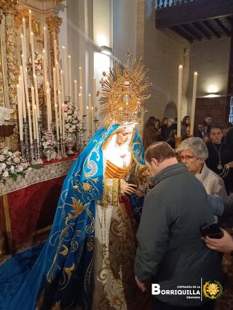 Cofradía Borriquilla Granada: CELEBRAMOS LA FESTIVIDAD DE NUESTRA MADRE, NTRA. SRA. DE LA PAZ