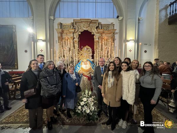 Cofradía Borriquilla Granada: CELEBRAMOS LA FESTIVIDAD DE NUESTRA MADRE, NTRA. SRA. DE LA PAZ