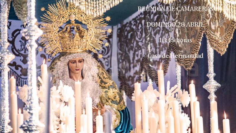 Cofradía Borriquilla Granada: REUNIÓN DE CAMARERAS 28 ABRIL