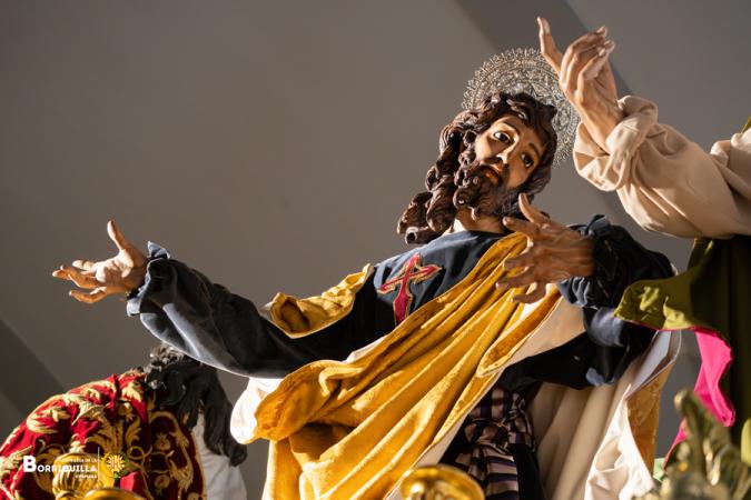 Cofradía Borriquilla Granada: PRESENTACIÓN DE LAS IMÁGENES SECUNDARIAS DEL PASO DE MISTERIO PARA EL DOMINGO DE RAMOS 2024