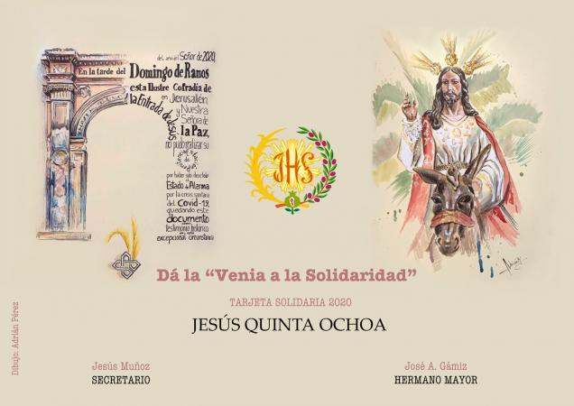 Cofradía Borriquilla Granada: INFORMACIÓN SOBRE LA CUOTA DE HERMAN@S 2020, TARJETAS DE SITIO PAGADAS  Y TARJETA DE SITIO SOLIDARIA