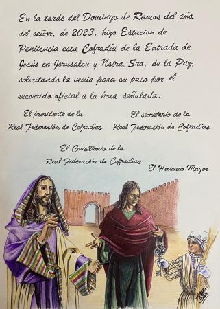 Cofradía Borriquilla Granada: VENIA 2023