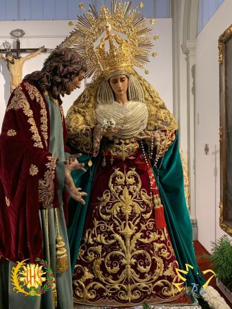 Cofradía Borriquilla Granada: Ntra. Sra. de la Paz Via-Lucis