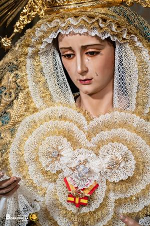 Cofradía Borriquilla Granada: PRESENTACIÓN DE NUESTRA SEÑORA DE LA PAZ PARA EL DOMINGO DE RAMOS 2024