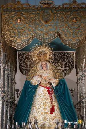 Cofradía Borriquilla Granada: PRESENTACIÓN DE NUESTRA SEÑORA DE LA PAZ PARA EL DOMINGO DE RAMOS 2024