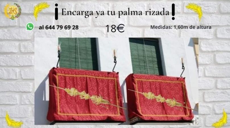 Cofradía Borriquilla Granada: VISTE TU BALCÓN CON UNA PALMA EL DOMINGO RAMOS