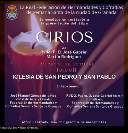 Cofradía Borriquilla Granada: PRESENTACIÓN LIBRO "CIRIOS"